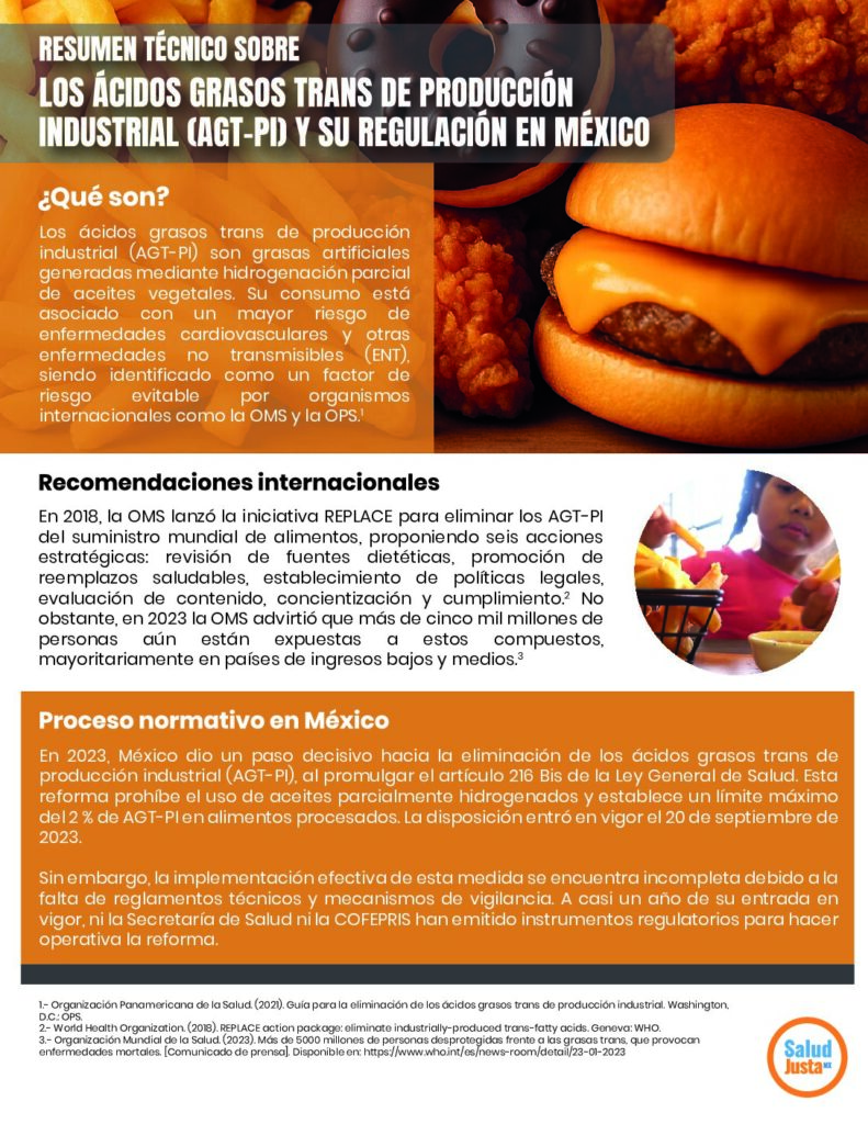 thumbnail of RESUMEN TÉCNICO SOBRE LOS ÁCIDOS GRASOS TRANS