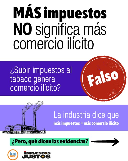 Más impuestos no significa más comercio ilícito